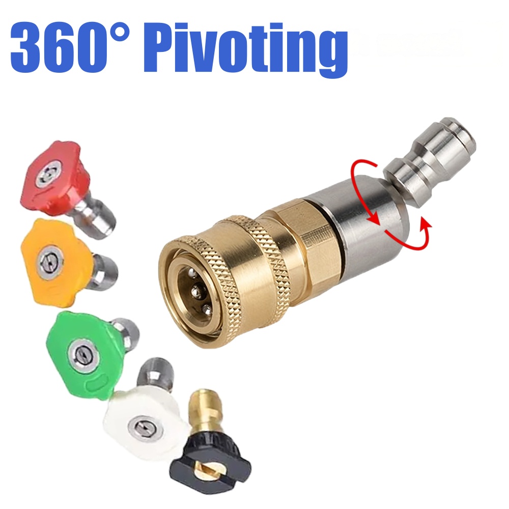360° Pivoting Pressure Washer  - Laser Nozzle Ceramic ulasan dan harga