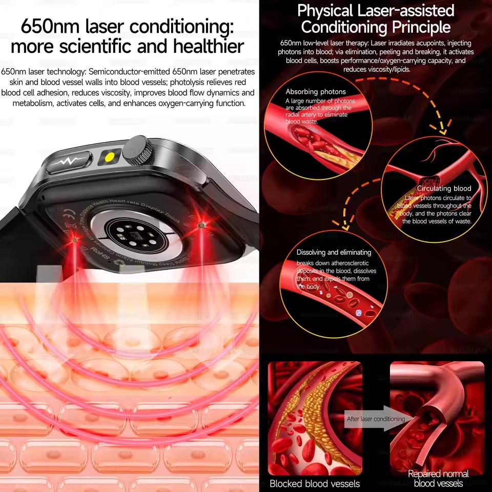 2026 New Health Smart Watch La - Industrial Laser Beam ulasan dan harga