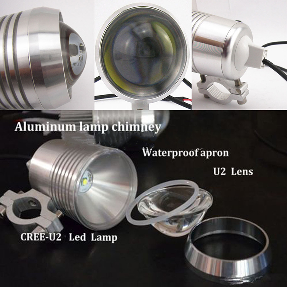 Pair 12V Motorcycle Spot Fog L - Industrial Laser Beam ulasan dan harga