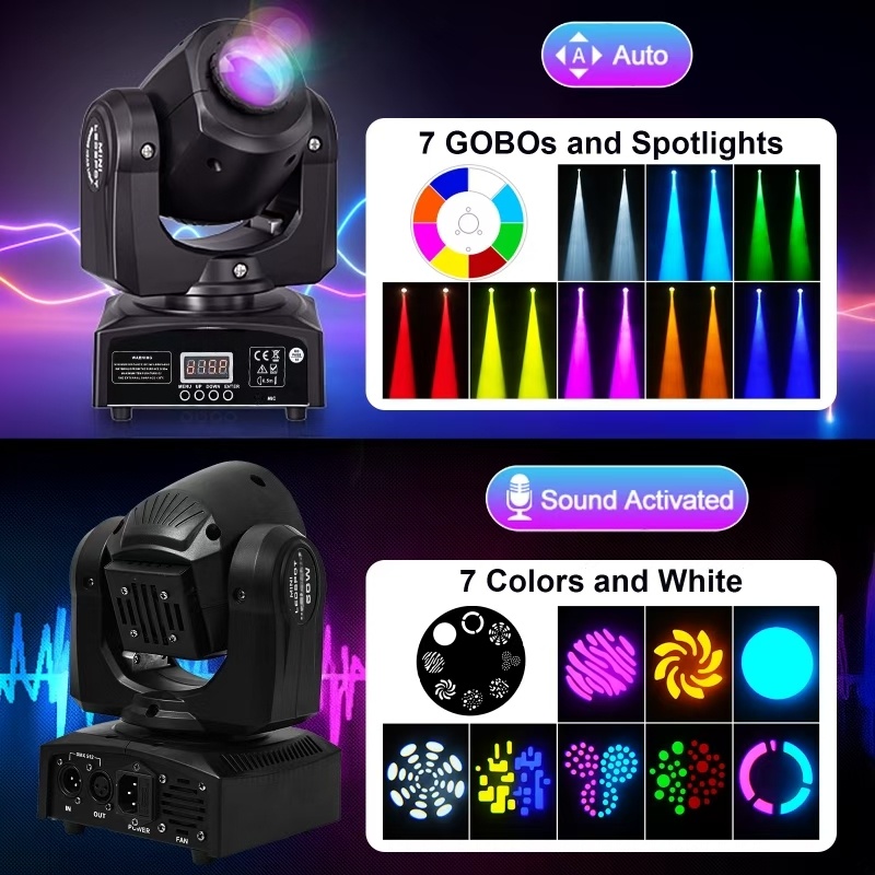 2PCS 60W Mini Led Dmx Gobo Mov - Laser Power Supply 60W ulasan dan harga