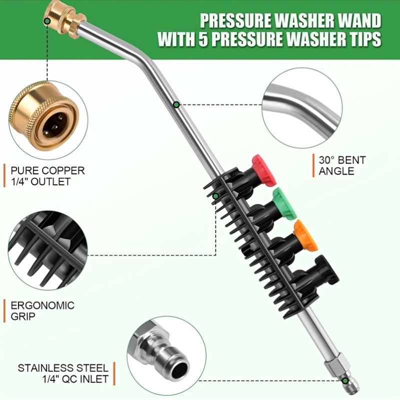 Pressure Washer Extension Wand - Laser Nozzle Ceramic ulasan dan harga