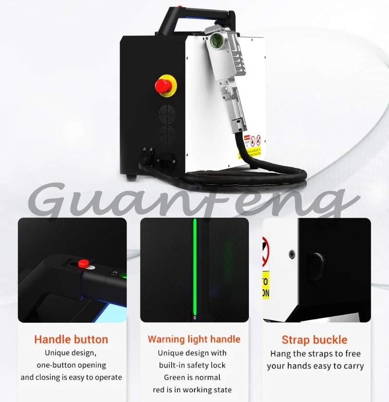 100W Handheld Portable Pulsed  - Portable Laser Rust Removal ulasan dan harga