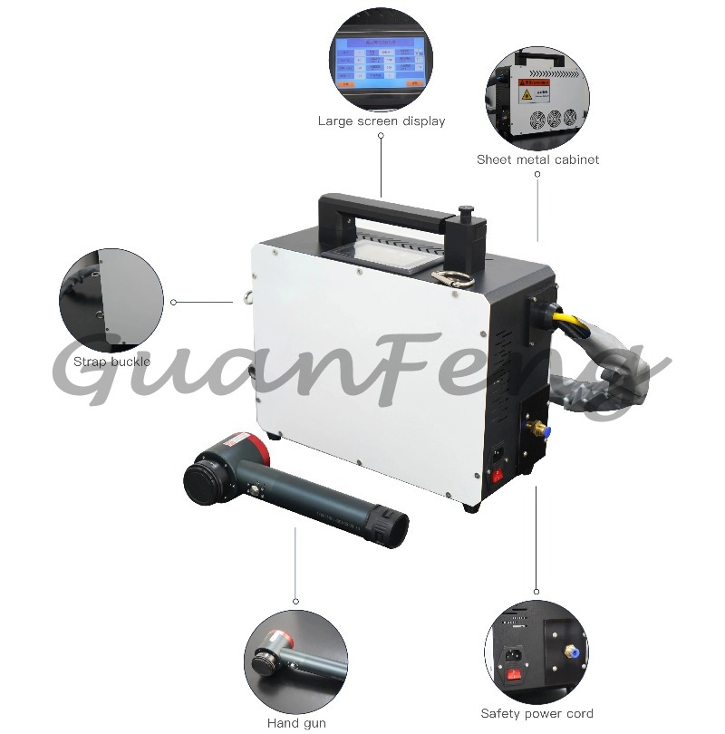 100W Handheld Portable Pulsed  - Portable Laser Rust Removal ulasan dan harga