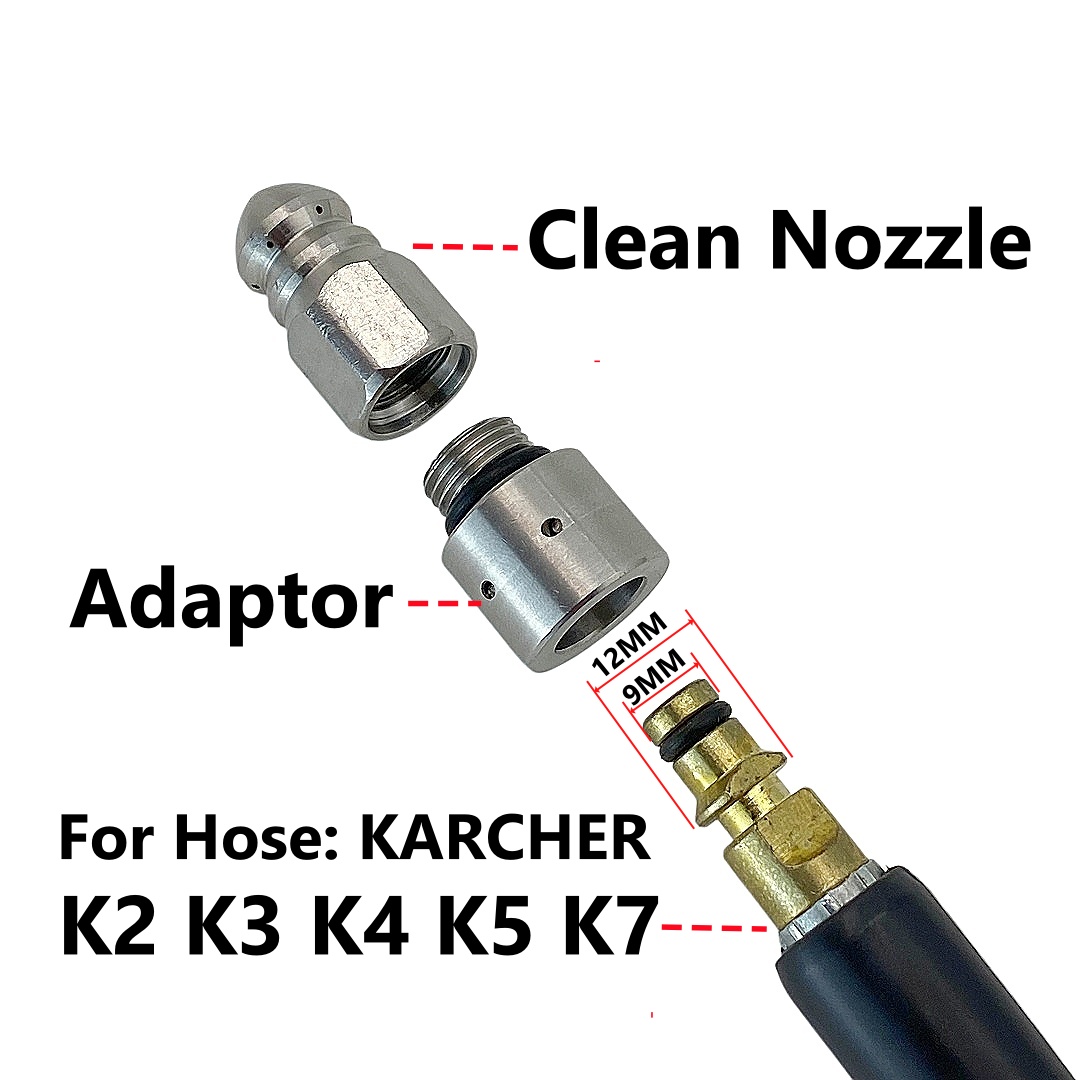High Pressure Washer Hose Drai - Laser Nozzle Ceramic ulasan dan harga