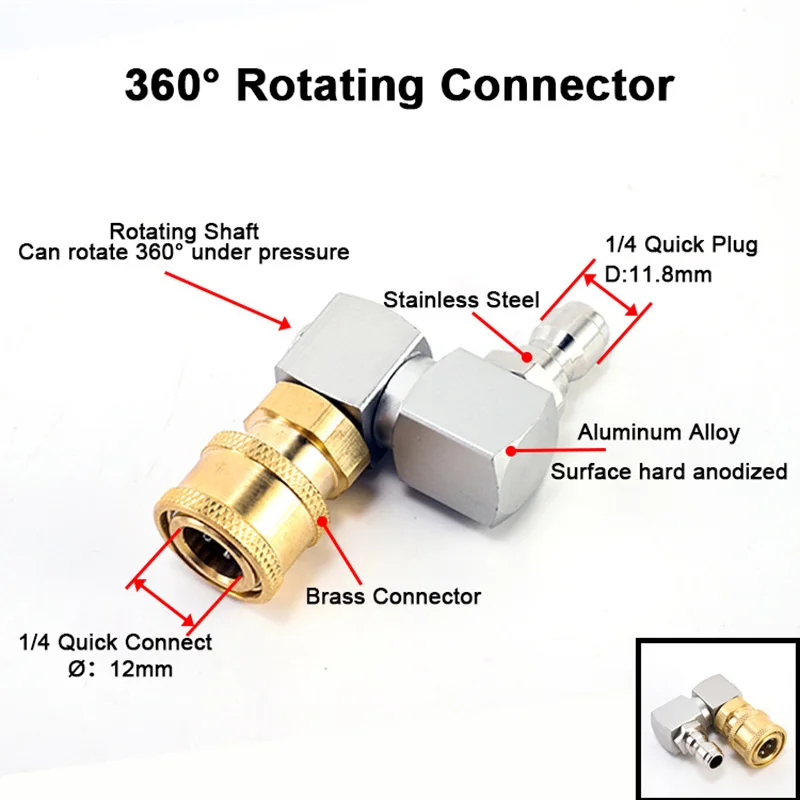 360° Swivel High Pressure Wash - Laser Nozzle Ceramic ulasan dan harga
