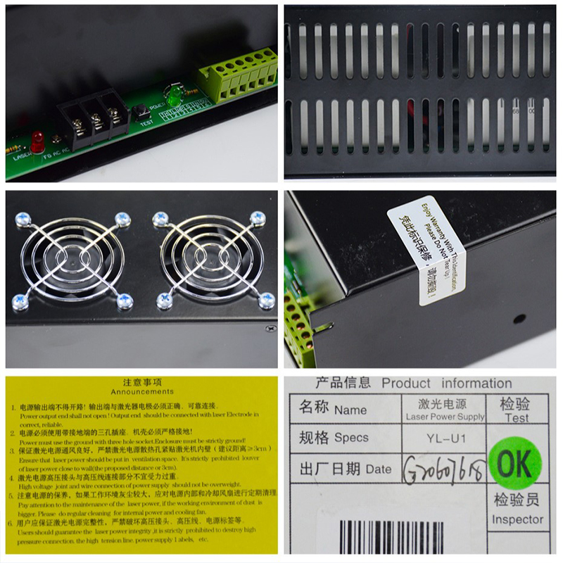 YongLi 110v 220v Co2 Laser Pow - Laser Power Supply 60W ulasan dan harga